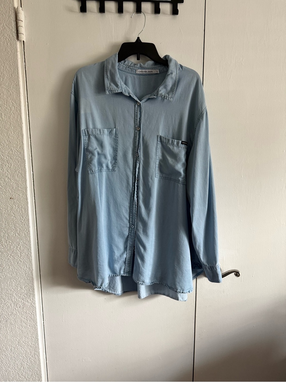 Calvin Klein Jeans Pale Blue Button-Down Shirt